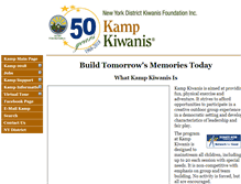 Tablet Screenshot of kampkiwanis.org
